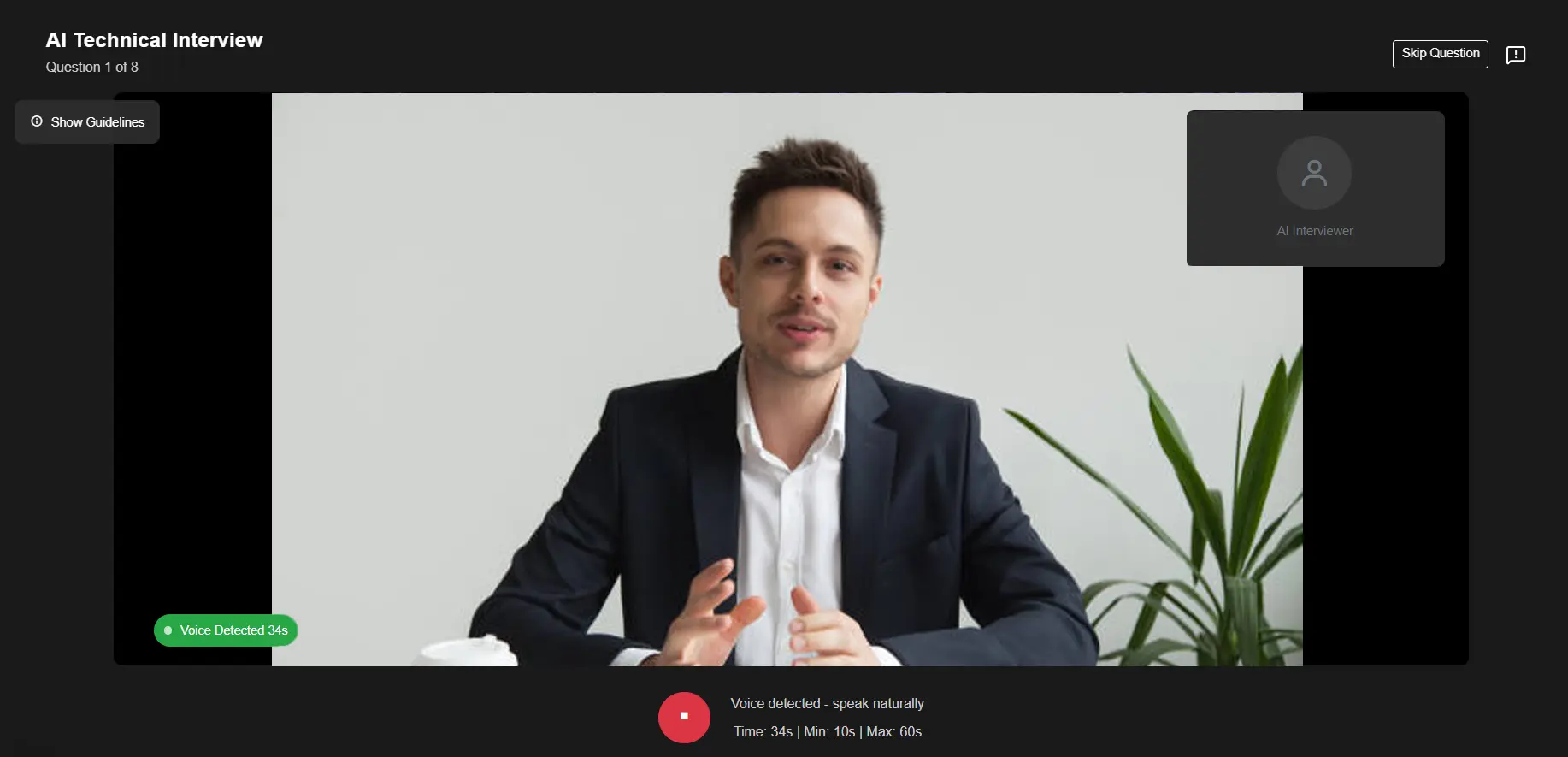 AI Powered Interviews